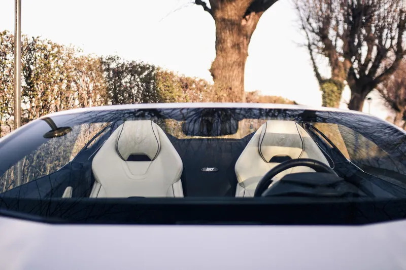 Interni della Lamborghini Huracan Spyder